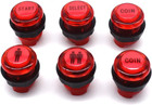 6 Pcs lot 28mm Arcade Led Push Buttons Illuminated Player 1p 2p Coin Start Selec
