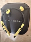 Clear 360 Pro Headset 360 Auditory Situational Awareness Yellow Rechargeable New
