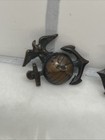 1904-1914  Usmc Insignia Officer Set pair  B83  estate Militaria 