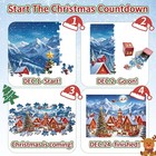 Christmas Jigsaw Puzzle Advent Calendar  1008 Pieces  24-day Countdown Blue