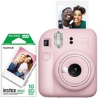 Fujifilm Instax Mini 12 Instant Film Camera Holiday Bundle 2026 - Blossom Pink