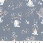 Blue Escape Coastal Cotton Romance Quilt Kit Backing Free Pattern 74 x87 