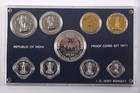 1971 Republic Of India 9-coin Proof Set I g  Bombay Mint