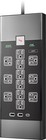 Rocketfish- 12-outlet 5 280 Joules Surge Protector With Usb And Usb-c - Black