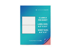 1000 Premium 8 5  X 5 5  Half Sheet Self Adhesive Shipping Labels