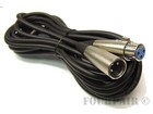 4 Pack Lot 15ft 3-pin Xlr Extension Audio Microphone Mic Cable Cord Male Female
