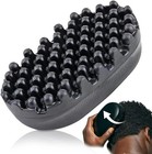 Rubber Twist Curl Hair Brush Washable Loc Twisting Comb Coil Afro Sponge Barber