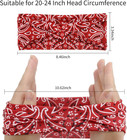 6pcs Headbands Paisley Bandanas Head Bands Sweat Band Hair Wrap Headwrap Fashion