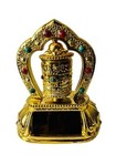 Qt Shopping Tibetan Prayer Wheel For Car - Solar Auto Spinning - Buddhism