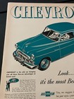 1949 Chevrolet Styleline De Luxe - Vintage Original Print Ad   Wall Art - Clean