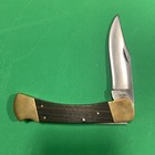 Vintage Buck 110 2dot 1974-1976 Clean And Nice With Leather Sheath 