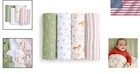 Soft Cotton Swaddle Blankets  Ideal For Infants