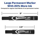 Avery Marks-a-lot Large Desk-style Permanent Marker Chisel Tip Black 36 pack