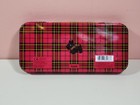 Vintage 2003 Sanrio Hello Kitty Scottie Dog Metal Red Plaid Pencil Box