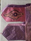 Pottery Barn Kids Valance Canopy Bed Purple Pink Tie On 3 Panels Full Size