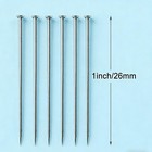 500pcs Straight Pins   stainless Steel Head Pins Dressmaker Fine Sliver 