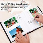 120 Pockets Photos Album With Memo Areas For Fujifilm Instax Wide Camera linen