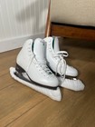 Riedell Opal White Figure Skates Women   s Size 6 Gently Used