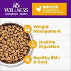 Wellness Complete Health Adult Dry Cat Food For Indoor Cats  Grain Free  Natural
