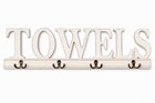 Rustic Farmhouse    towels    Wall Hook Rack 4 Hooks Bathroom Towel Holder