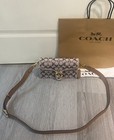 Soft Tabby Shoulder Bag 20 In Crystal Signature Jacquard Cfq99 Mushroom