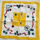 Vtg 50s 60s Girl Scout Brownies Elf Logo Daisies Hankie Handkerchief Lot Adette