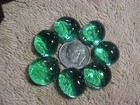 10 Lb Emerald  Green  Flat Glass Marbles Gems  Vase Fillers  Mosaic Tiles  24 99