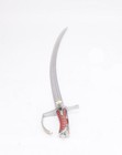 Cold Steel 35-inch Polish Saber 6-inch Handle Sword With Red Leather Scabbard