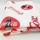 Coca-cola Coke Soda Pop Blanket Throw  Vintage Red  White   Black