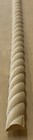 20 Feet Of 1 2  Rope Wood Moulding  5 Pieces 48  Long   218