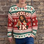 Funny Ugly Christmas Sweater Jesus Christmas Sweater  Funny Christmas Sweatshirt