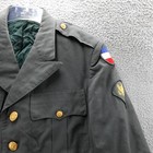 Vintage Us Army Dress Jacket Adult 40 Short Green 1970 s Class 3 Colonel Men s