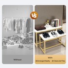 2 Pcs Metal Handbag Shoe Display Stand Table Purses Retail Store Display Shelf