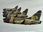 Vintage Us National Guard A-7ed Corsair Ii 11 X 14 Print