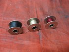 Vintage Lot 3 Singer Sewing Machine 1 Hole Class 15 Bobbins  Nice Clean Shape