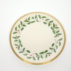 Set Of 4 Lenox Holiday Dimensions Porcelain 6 3 8  Bread And Butter Plates