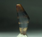Pre-1800s Tibetan Ox Horn Old Agate Lined Healing Dzi Bead 7 20 56mm