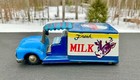Vintage Tin Friction Milk Truck-1950 s