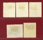 Labuan 1896  66 71 5   Overprinted  Mint  Hinged  Scv  258 50 