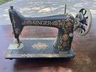 Antique Singer Red Eye Treadle Head Sewing Machine 1900   s G6266372  untested 