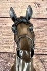 Horse Head Statue Sculpture Bronze 