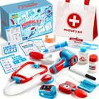 Kids Doctor Kit 16pcs Pretend Play Medical Kit With Realistic Toy Stethoscope Re