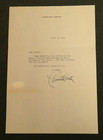 Rare Charlton Heston Signed Typed Letter From His 1960 s Fan Club With Jsa Coa