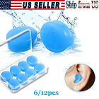 Reusable Silicone Ear Plugs Noise Cancelling Earplugs For Study Sleep Swimming