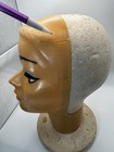 Vintage Retro Mid Century Mcm Mannequin Head Wig 1950s 50s 1960s 60s Make-up