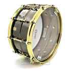 Ludwig Lb417kbt Black Beauty Snare Drum 14x6 5 Hammered W brass Trim