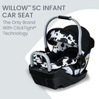 Britax Willow Sc Infant Car Seat With Alpine Base - Cowmooflage New 
