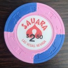  2 50 Sahara Casino Las Vegas  Lv  scv  Casino Chip 1986 Issue