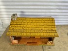 Vintage 1950s Marx Roy Rogers Bar-m Ranch Tin Litho Log Cabin Playset