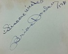 Brian Donlevy Signed Autographed Album Page 1930s The Glass Key Impact Actor